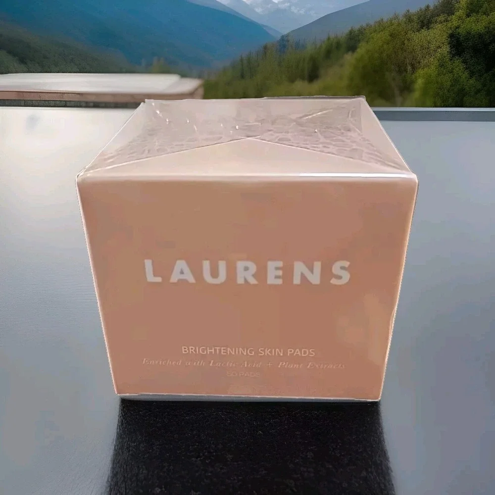 FULL SIZE‎ 50 PADS Laurens Brightening Skin Pads Lactic Acid Plant Extracts NIB